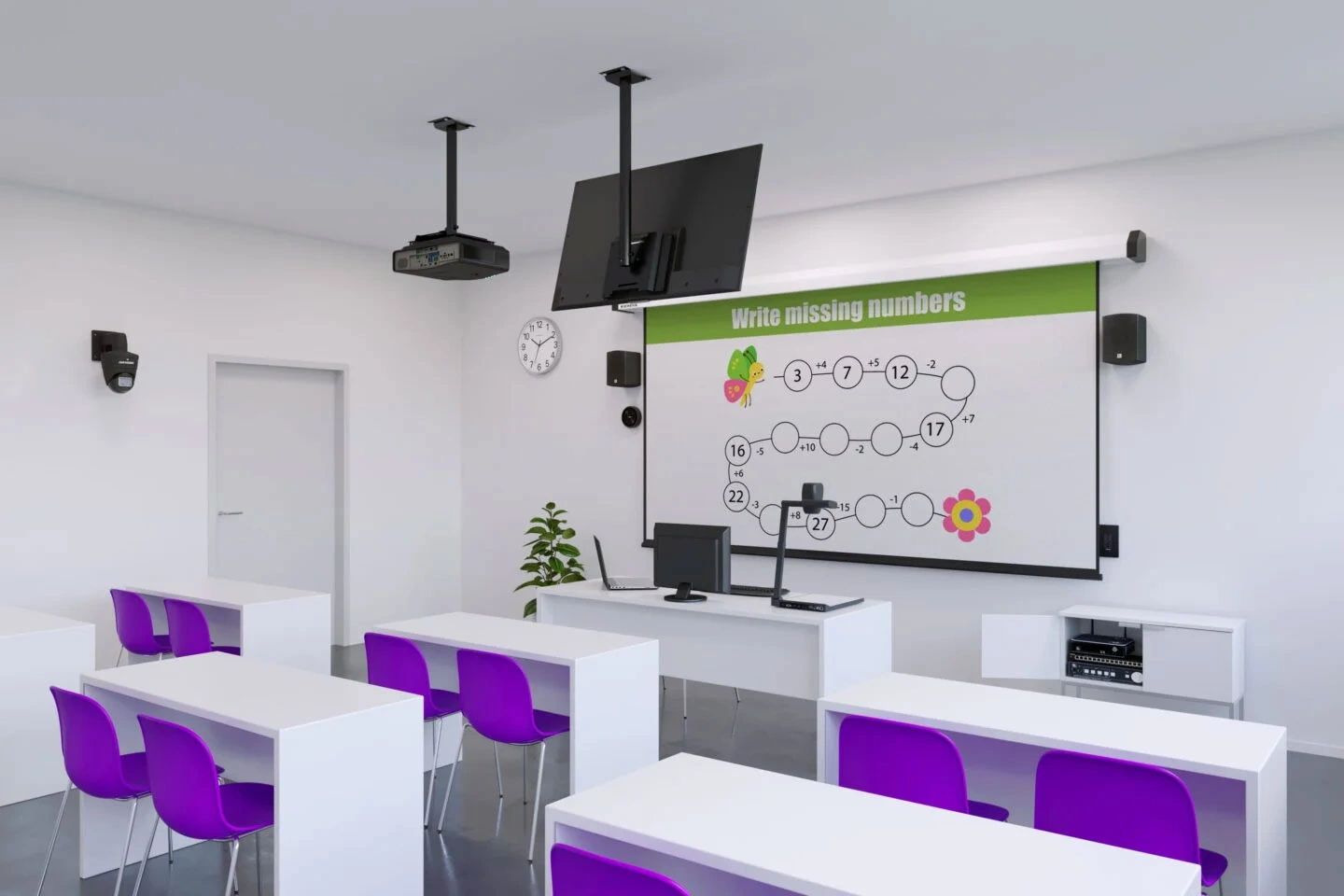 AV Solutions for Classroom spaces and Higher Education