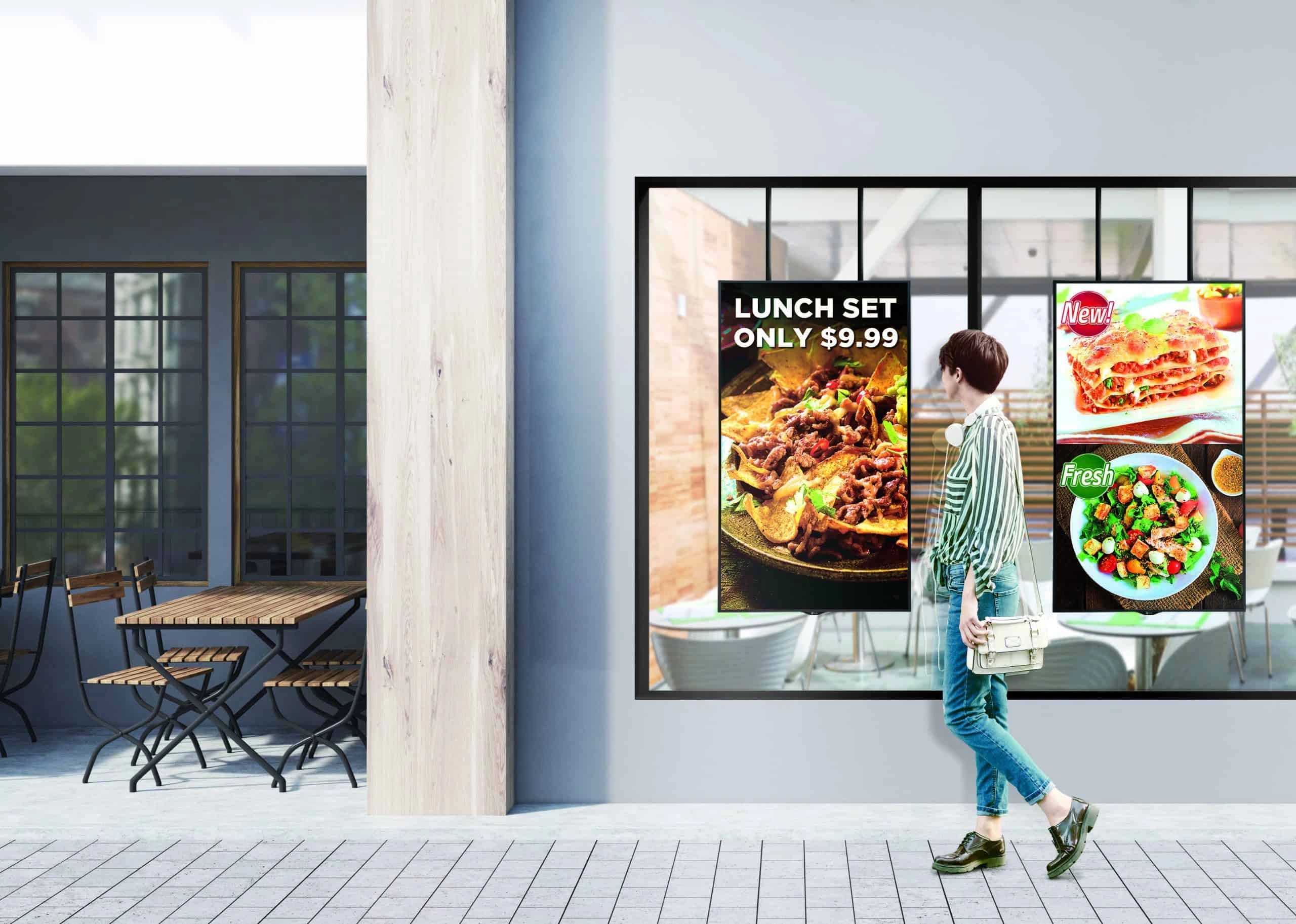 LG Outdoor & Window Facing High Brightness Signage